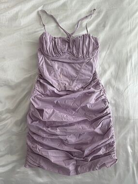 Oh Polly | Dresses | Soft Mesh Mini Slip Dress In Mocha | Poshmark